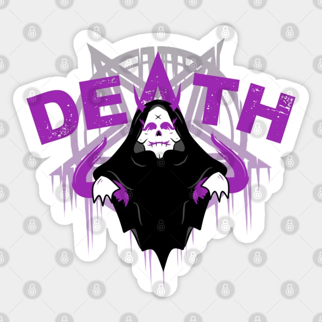 Little angel of death cartoon style Sticker by Dxxon